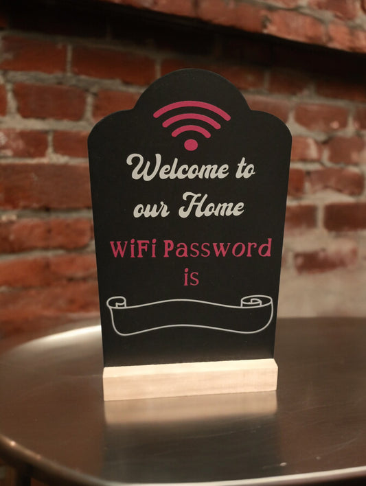 Wifi Chalk Board - Welcome Home