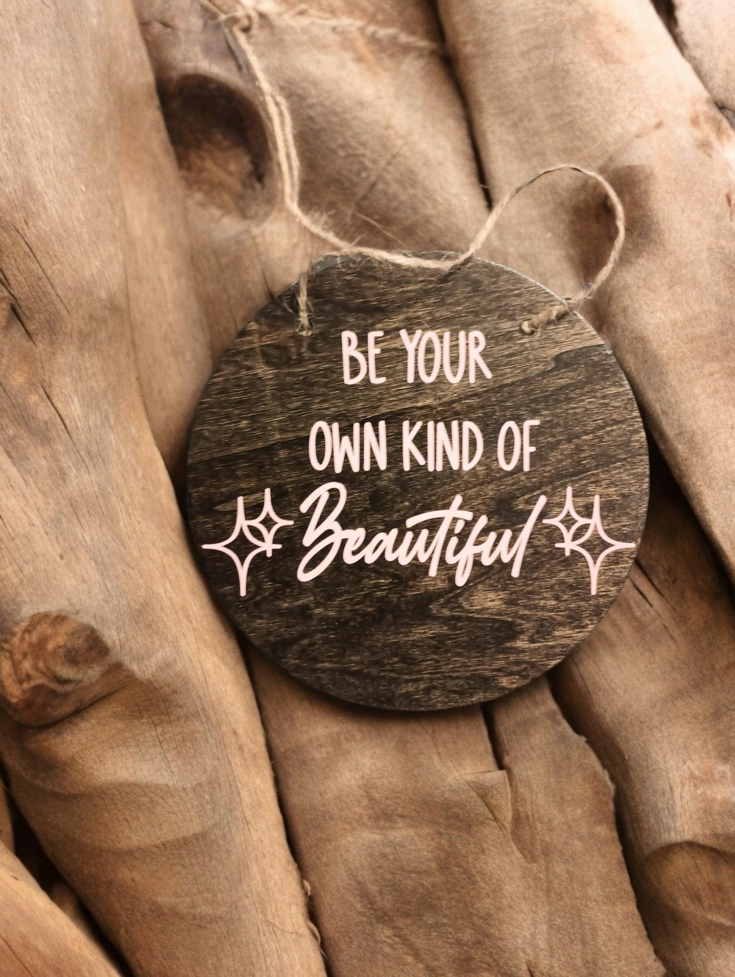 Be Your Own Kind Sign - Walnut