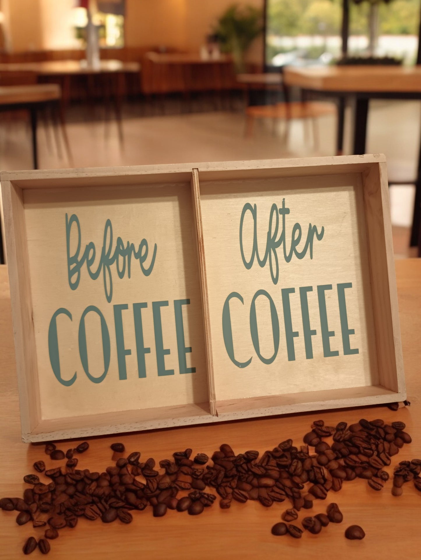 Before / After Coffee Tray