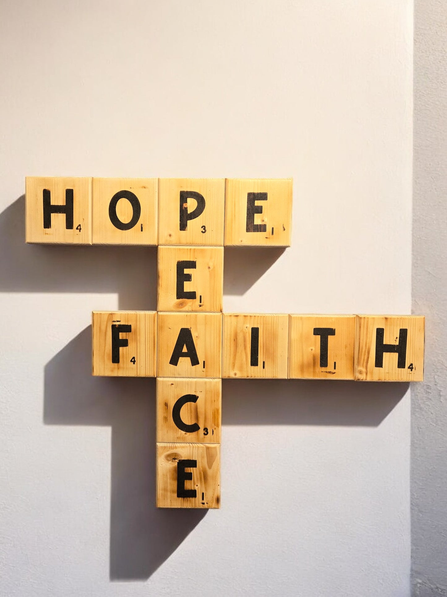 Scrabble Wall Decor - H. P. F.