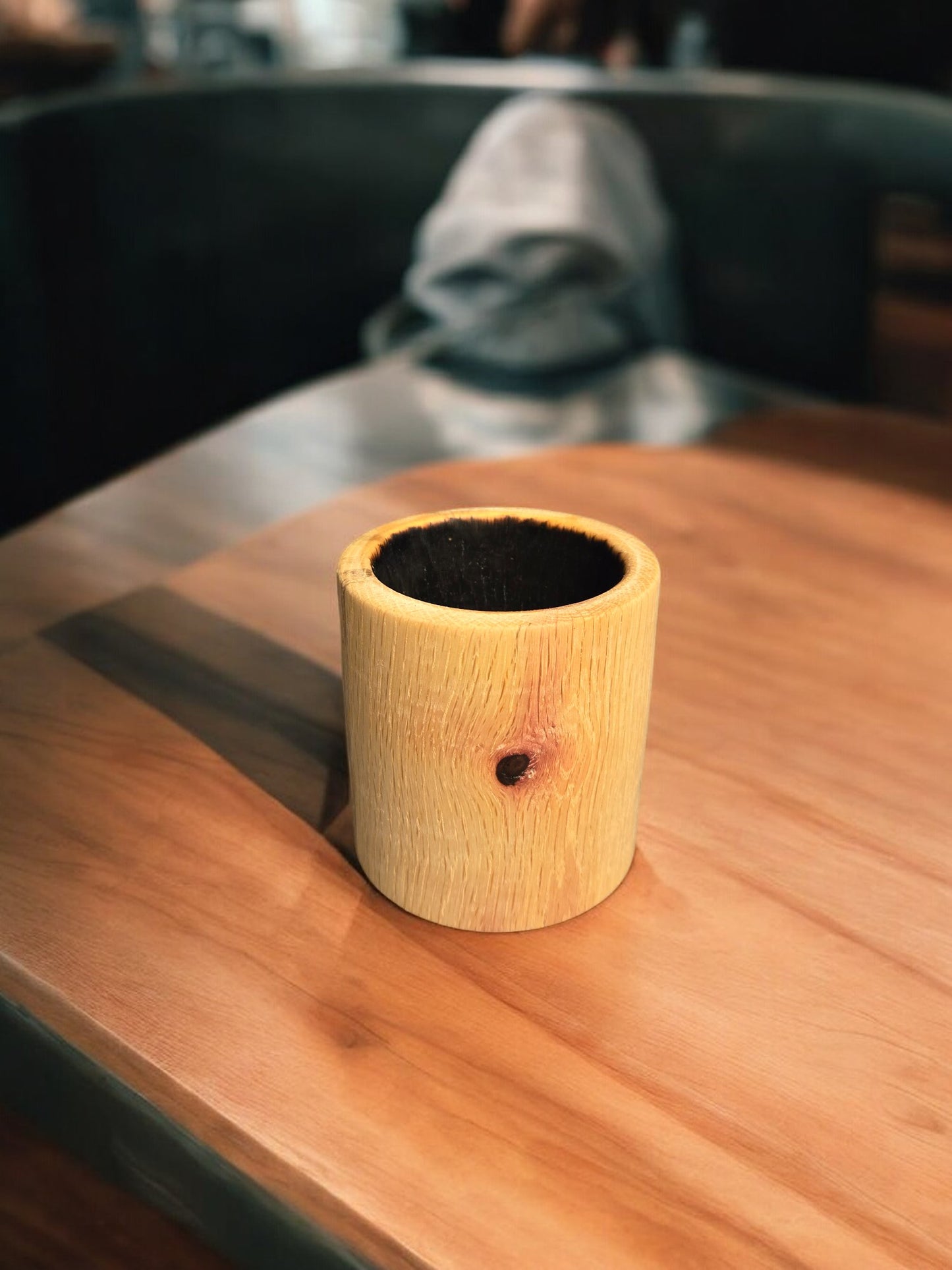 Charred Whiskey Cups (small) -White Oak