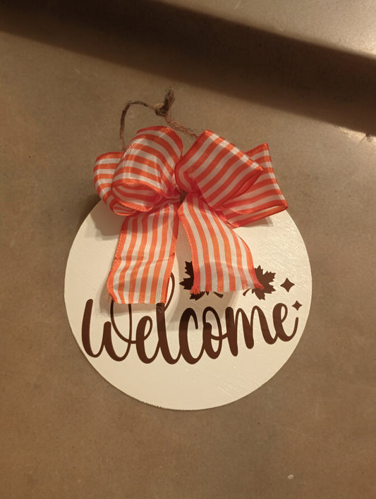 Welcome Sign - Small Fall