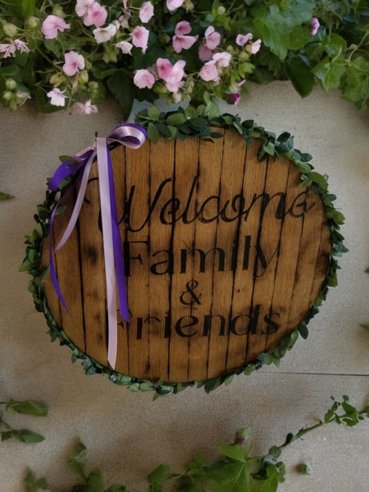 Welcome Sign - Pallet Burn