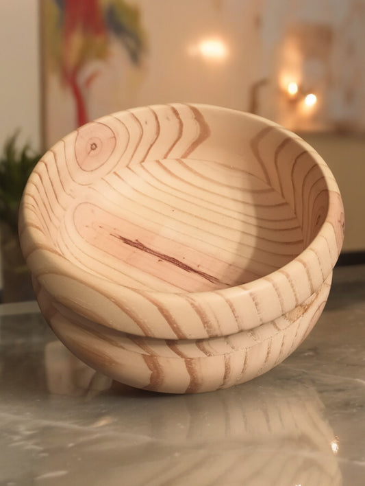 Pine Bowl - Grooved