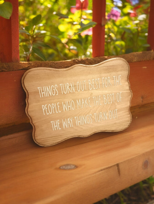 Small Wall Plaque - Things / Best