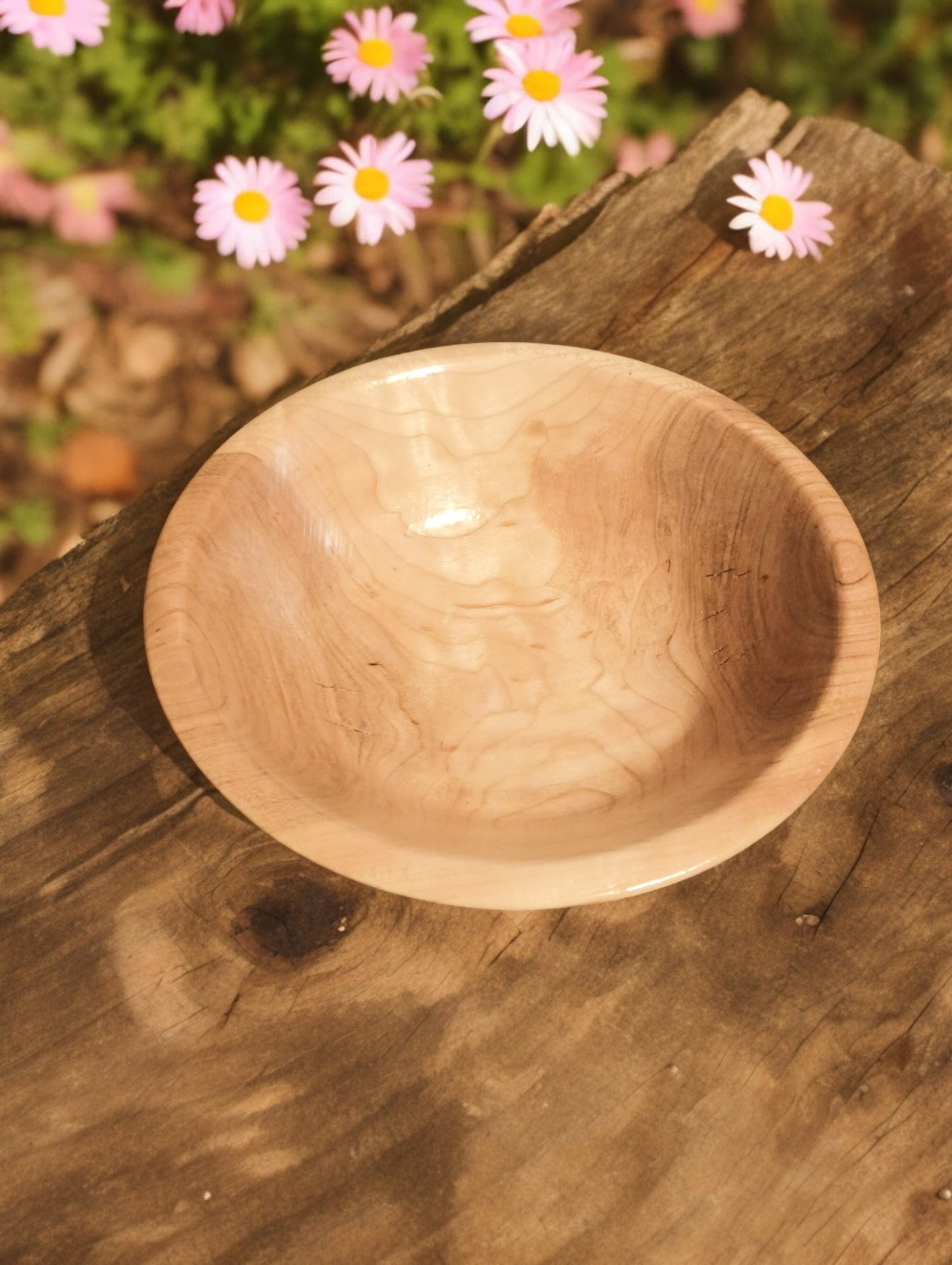 White Oak Bowl - Live Edge