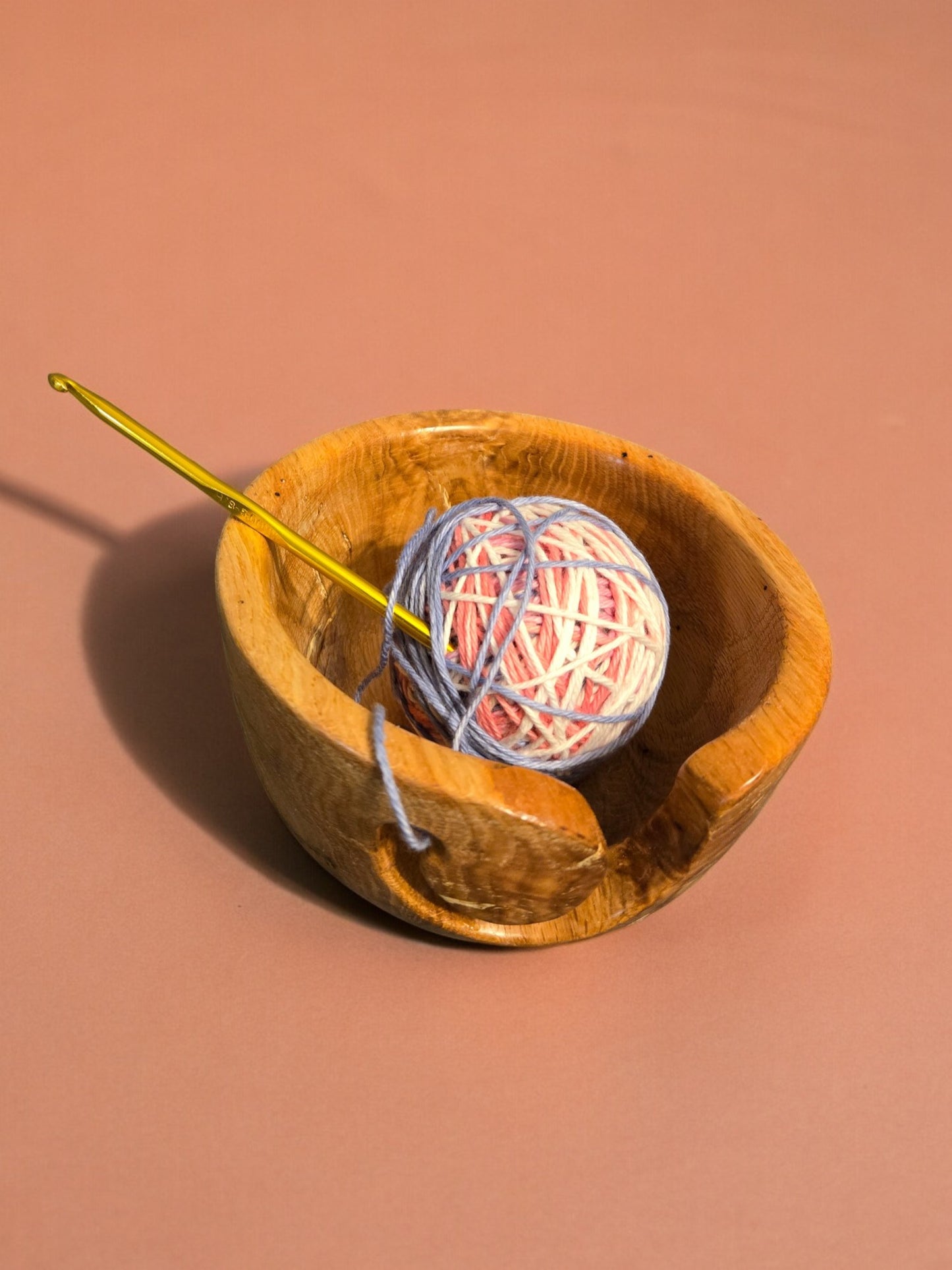 Yarn Bowl - Medium White Oak