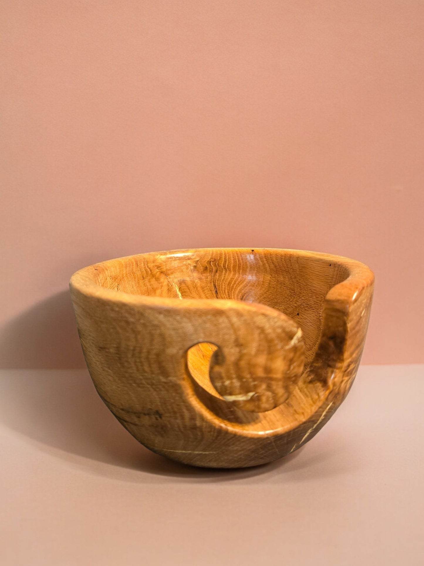 Yarn Bowl - Medium White Oak