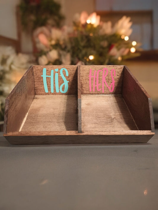 His and Hers Tray