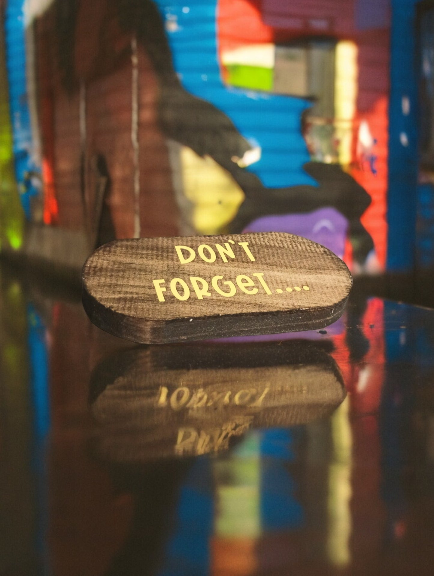 "Don't Forget..." Desk Accessory - Espresso