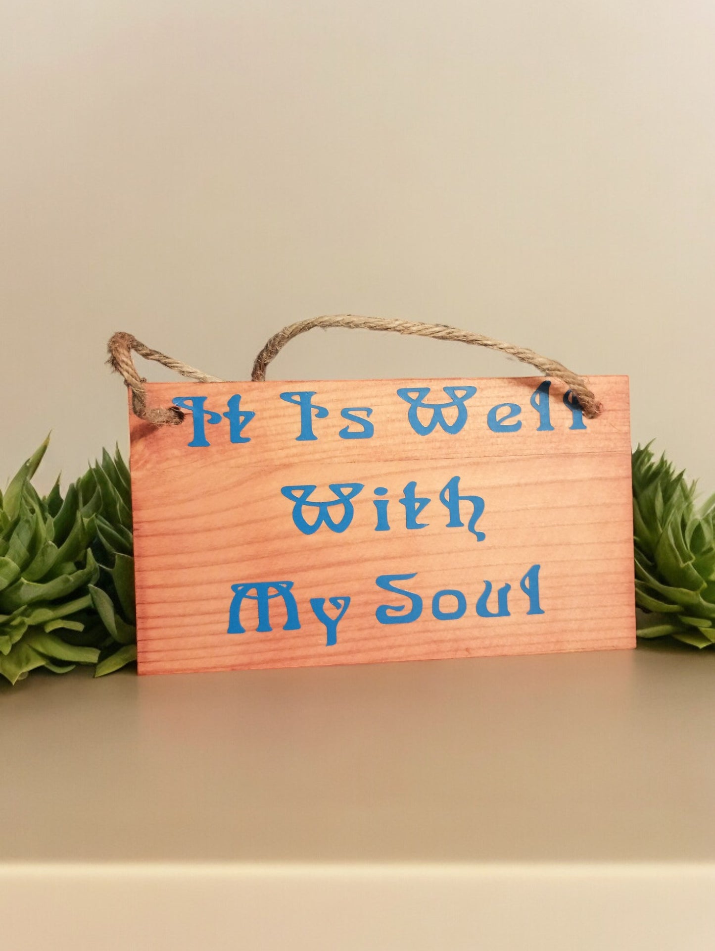 It Is Well With My Soul Sign - Gunstock