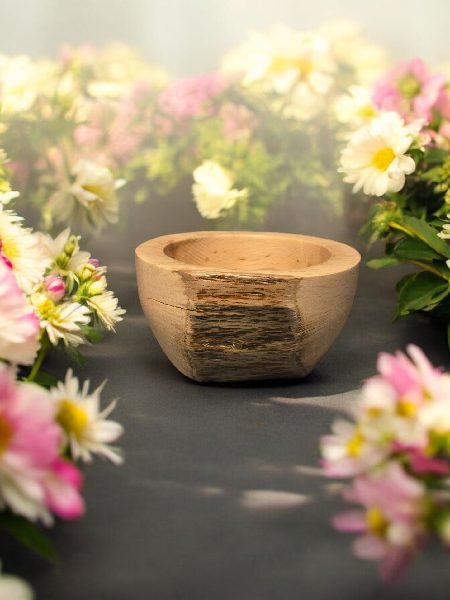 Live Edge White Oak Bowl