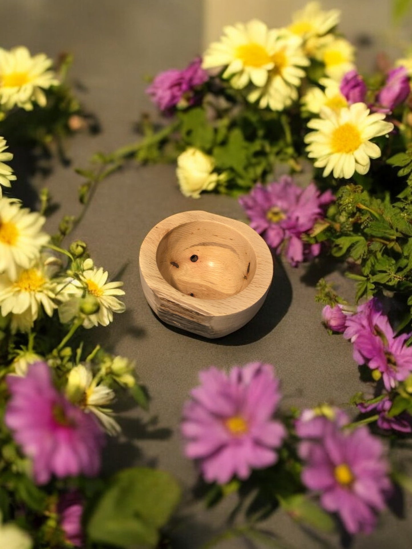 Live Edge White Oak Bowl