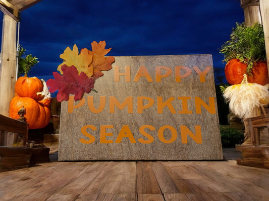 Happy Pumpkin Season Sign