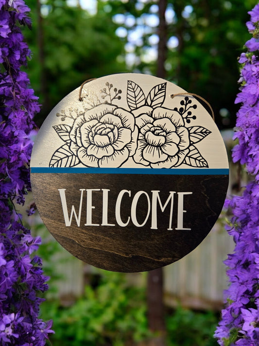 Welcome with Flowers